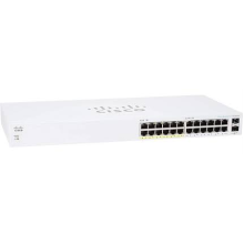 CBS110 Unmanaged 24-port GE, Partial PoE, 2x1G SFP Shared