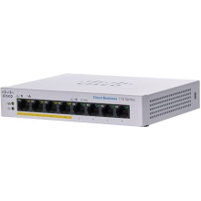 CBS110 Unmanaged 8-port GE, Partial,PoE, Desktop, Ext PS 