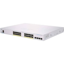 Cisco Small Business 350 Series 24 10/100/1000 PoE+ ports with 370W power budget + 4 Gigabit SFP Rackmount